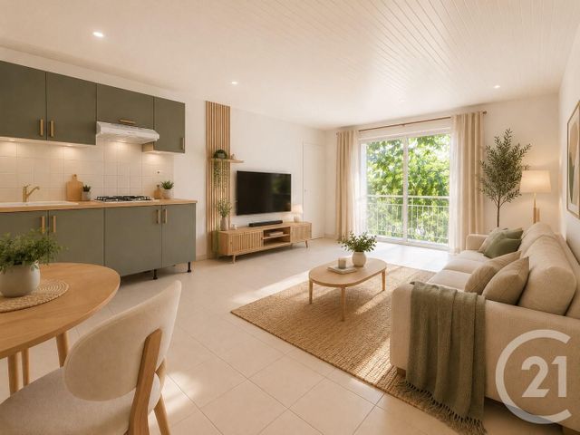 Appartement T3 à vendre - 3 pièces - 56.55 m2 - ST GENIX SUR GUIERS - 73 - RHONE-ALPES - Century 21 Arlaud Transaction